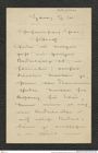 Nachlass Franz Steindachner, Brief von Höhnel an Franz Steindachner (05.08.1905), Inv.Nr. 230.07, Seite 1